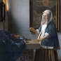 Jan Vermeer - Woman Holding a Balance Variante 2