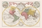 Mappa totius mundi - Vintage Map Poster (1775) Variante 1