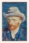 Vincent van Gogh - Self-Portrait with Grey Felt Hat (1887) Variante 2