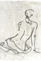 Female Sketch on Grey No. 1 Variante 1