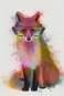 Rainbow Animals No. 6 - Fox Variante 1