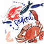 Seafood Watercolour No. 2 Variante 1