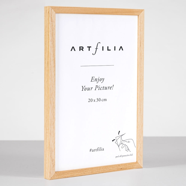 Bilderrahmen aus Holz - Natur hell 20x30 cm