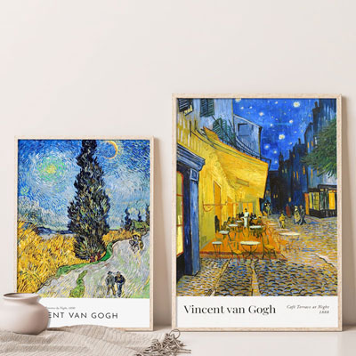 Farbkontraste im Stil bekannter Künstler | Van Gogh