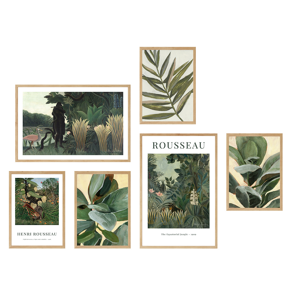 Bilderwand Henri Rousseau - The Jungle 